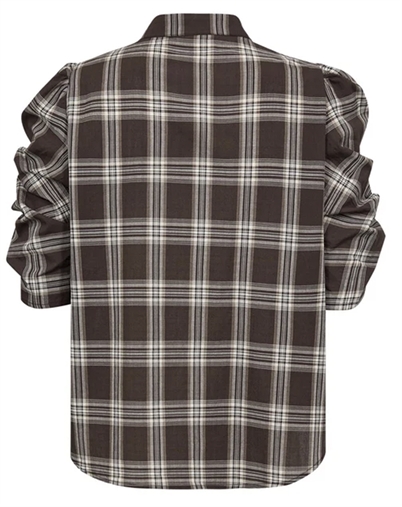 Gossia - Zabinago Blouse - Brown Checks